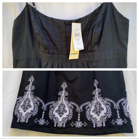 🖤Ann Taylor LOFT Black Dress | Beautiful detail🖤 - Picture 2 of 8